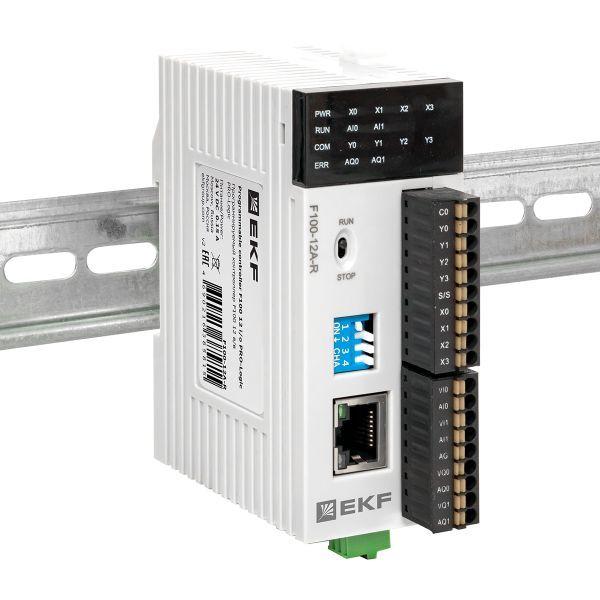 F100-12A-R-V Контроллер программируемый F100 12 в/в PRO-Logic (с поверкой) EKF 