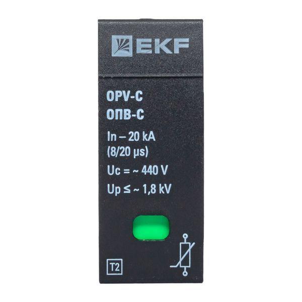 opv-c-module Модуль сменный к ОПВ-C In-20кА 440В с сигн. EKF 