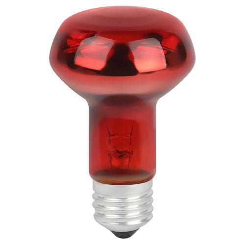 Б0057281 Излучатель тепловой (лампа инфракрасная) ИКЗК 230-60 R63 60Вт Е27 для обогрева животных и освещения КЭЛЗ 