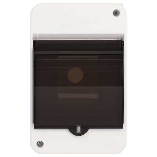 Корпус навесной SIMPLE КМПн 1/4 IP30 пластик.; прозр. крышка; бел. kmpn1.4t Эра Б0069239