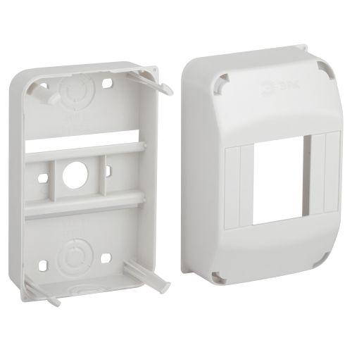 Б0062282 Корпус пластиковый навесной ЭРА SIMPLE КМПн 1/4 IP20 бел. ЭРА 