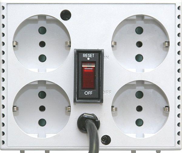 95255 Стабилизатор напряжения TCA-1200 600Вт 1200В.А бел. POWERCOM 
