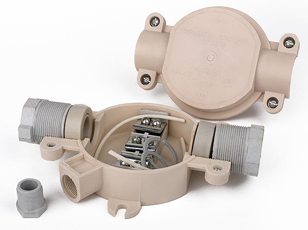 43Б41КОС3У Коробка ответвительная КОС-3 (для свет.) IP54 У2 ПЭМИ 