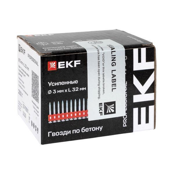 cpn-3032bp Гвозди кованые по бетону металлу Bullet Type d3мм дл.32мм цинкование (уп.250шт) EKF 