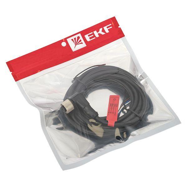 PLG-12L-4-2 Кабель-разъем М12 4-PIN угловой EKF 