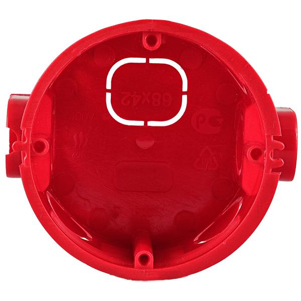 TKE-KU-68-42-C13 Коробка установочная 68х42мм со стыковычными узлами IP20 TOKOV ELECTRIC 