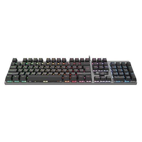 Б0060192 Клавиатура KG480 игровая проводная металл. с подсветкой черн. Intro 
