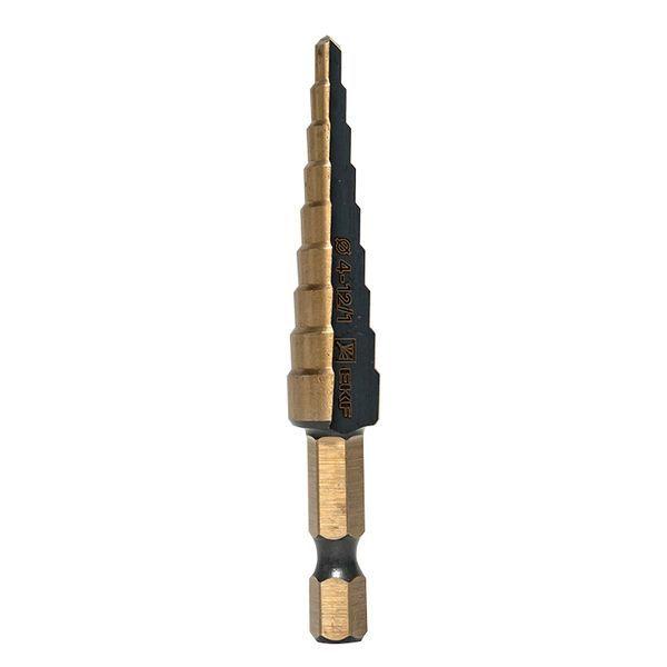 ST-4-12/1 Сверло ступенчатое  HSS 9 ступ. EKF 