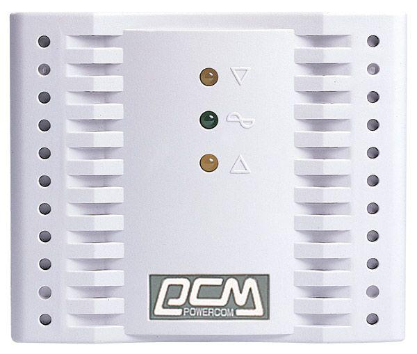 95255 Стабилизатор напряжения TCA-1200 600Вт 1200В.А бел. POWERCOM 