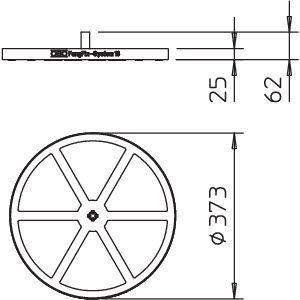 5403235 Основание для сист. FangFix F-FIX-B16 OBO 