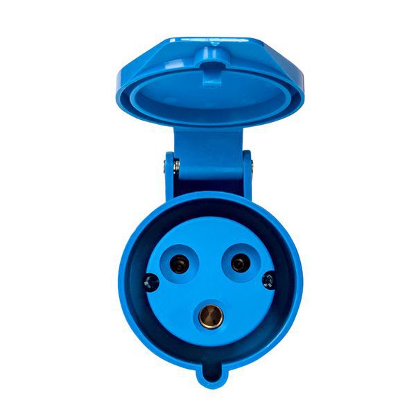 ps-223-32-220 Розетка кабельная 32А 220В 2P+E IP44 (223) EKF 