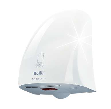 НС-1057880 Сушилка для рук BAHD 1кВт BAHD-1000AS бел. Ballu 