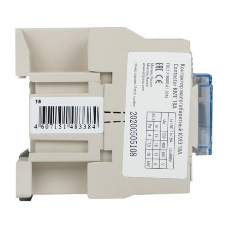 ctr-s-18-220 Контактор КМЭ 18А кат. 220В AC 1НО EKF 