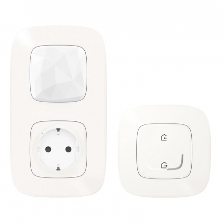752996 Пакет умный стартовый Valena Allure (шлюз WiFi+розетка умн. 2К+З 16А 230В+главн. беспроводн. выкл. "Я дома/Я вне дома") жемчуж. Netatmo 