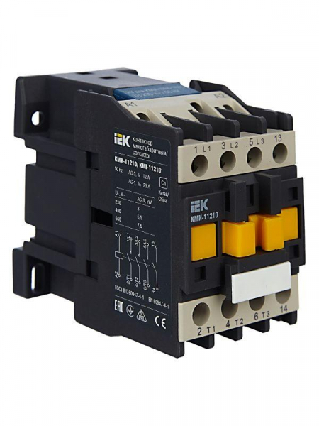 KKM11-012-230-10 Контактор КМИ-11210 12А 230В/АС3 1НО KARAT IEK 