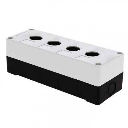 cpb-104-w Корпус КП104 4 кнопки бел. EKF 