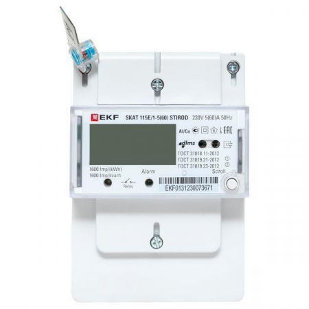 11503R Счетчик SKAT 115E/1-5(60) STIROD 1ф 2т МСК+0 EKF 