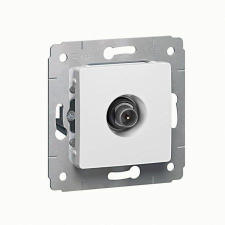 773679 Розетка телевизионная оконечная TV СП Cariva 10дБ 2150/2400МГц бел. Leg 