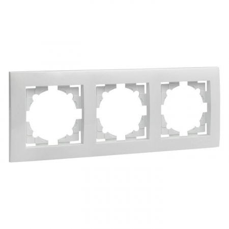 EWM-G-303-10 Рамка 3-м Валенсия бел. PROxima EKF 