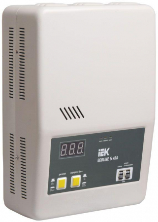 IVS27-1-05000 Стабилизатор напряжения Ecoline 5кВА настен. IEK 