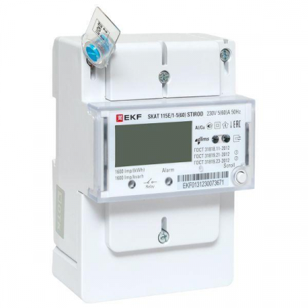 11503R Счетчик SKAT 115E/1-5(60) STIROD 1ф 2т МСК+0 EKF 
