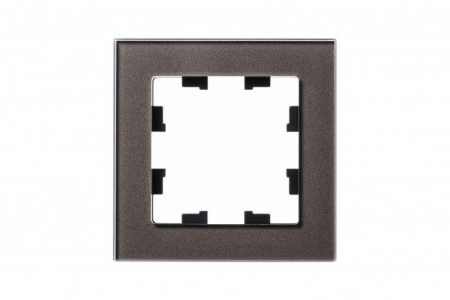 ATN320601 Рамка 1-м AtlasDesign Nature стекло мокко SE 