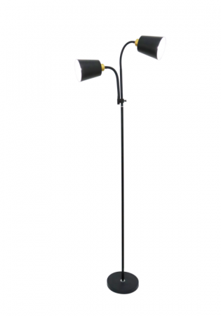 15728 Светильник Ultraflash UF-404 C02 Е27 торшер напольн. черн. Ultraflash 