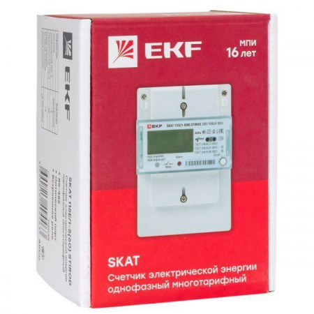 11503R Счетчик SKAT 115E/1-5(60) STIROD 1ф 2т МСК+0 EKF 