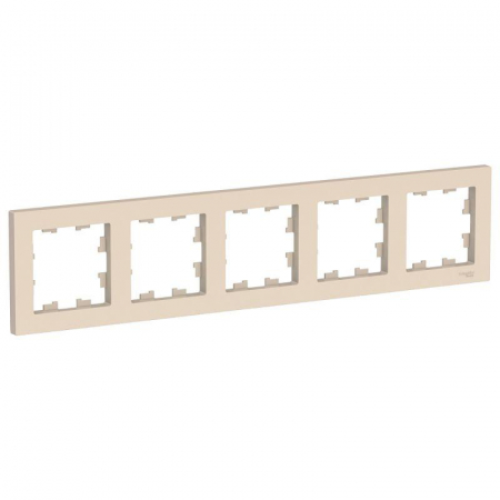 ATN000205 Рамка 5-м AtlasDesign универс. беж. SE 