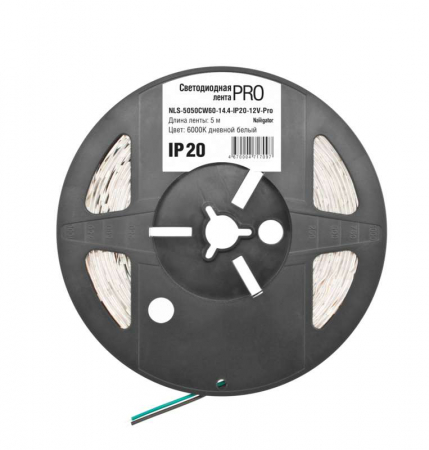 71709 Лента светодиодная 71 709 NLS-5050CW60-14.4-IP20-12V-Pro R5 14.4Вт/м (уп.5м) Navigator 
