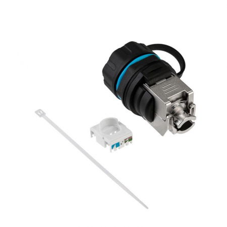 02-0284 Модуль соединительный индустриальный RJ-45(8P8C) FTP кат. 6 IP68 Rexant 