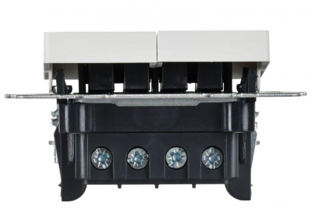 BR-V23-0-10-K91 Выключатель перекрестный 2-кл. СП BRITE ВС10-2-3-БрАБ 10А механизм арктич. бел. IEK 