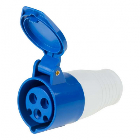 11-8918 Розетка 213 переносная 2P+PE 16А 220В IP44 Rexant 