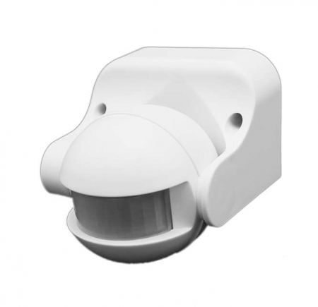 5012912 Датчик движения PMS-IR 009 1200Вт 180град. 12м IP44 WH JazzWay 