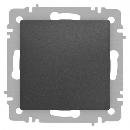 Б0063617 Кнопка Accent 6-109-07 10А-250В IP20 СУ графит Intro 