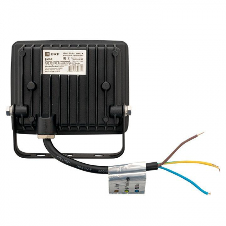 FLL-3002-20-6500 Прожектор светодиодный СДО-3002 20Вт 6500К IP65 Basic EKF 