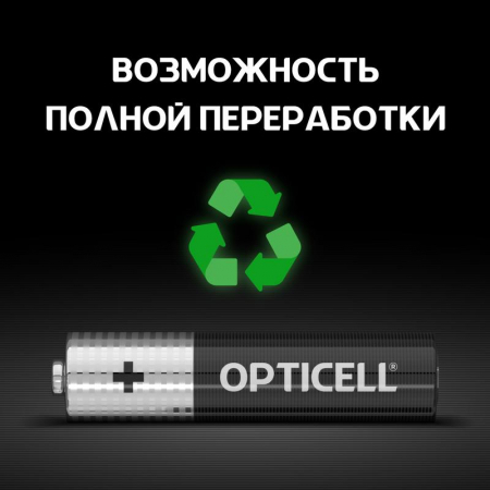 5051007 Элемент питания алкалиновый AAA/LR03 (блист. 6шт) Basic Opticell 