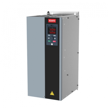 ABC00025 Преобразователь частоты VF-101-P2K2-0006-A-T4-E20-B-H вход. 380В выход. 2.2кВт выход. 6А ток перегрузки 7.2А встроен. тормозн. ключ внешн. дроссель VEDA 