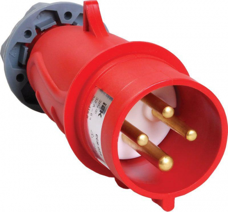 PSN02-032-4 Вилка эл. каб. 32А 3P+PE 380В IP44 MAGNUM ССИ-024 IEK 
