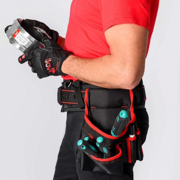 LO51641 Пояс монтажный усиленный KM-BELTBAG-23 с подсумками КМ 