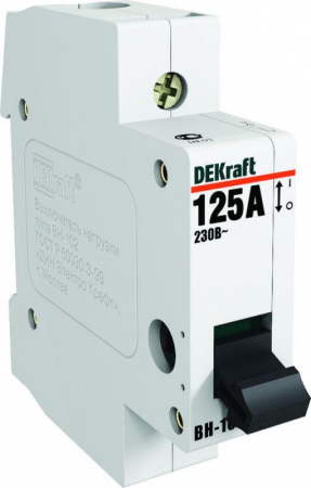 17003DEK Выключатель-разъединитель 1п 63А ВН-102 DEKraft 