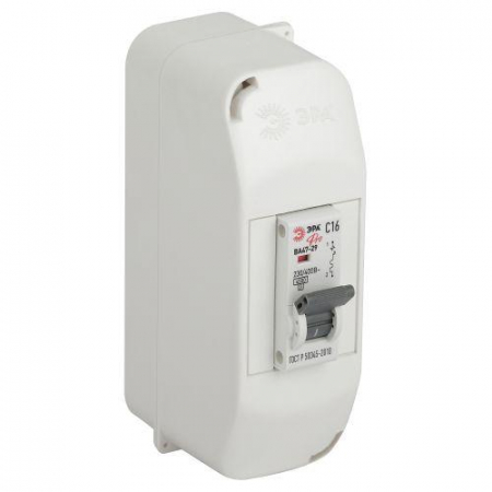 Б0062279 Корпус пластиковый КМПн 1/2 IP20 навесной SIMPLE бел. ЭРА 