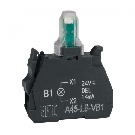 332202 Блок световой OptiSignal D22 A45-LB-VB1 бел. 24VACDC ZBVB1 КЭАЗ 