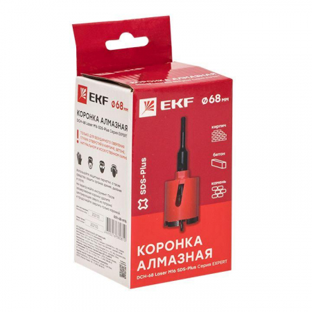 dch-68-m16 Коронка алмазная DCH-68 Laser M16 SDS-Plus Expert EKF 
