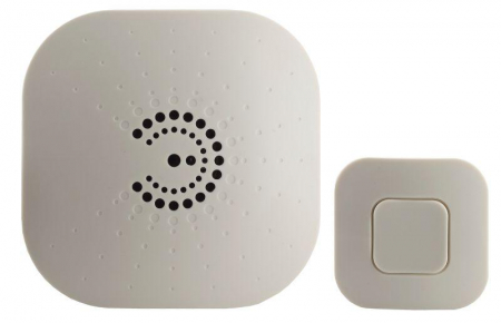 Б0018090 Звонок беспроводной BIONIC Ivory ЭРА 