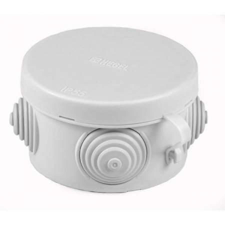КР2601 Коробка распределительная ОП 65х40мм IP55 HEGEL 