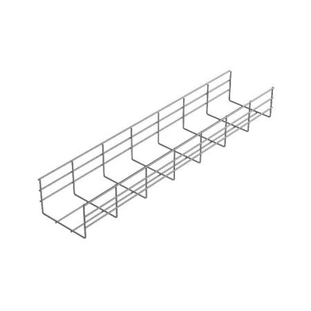 Лоток проволочный 100х100 L3000 сталь 4мм PL100-100-3000 оцинк. КМ LO0667