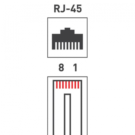 05-1021 Джек компьютерный RJ45 (8P8C) кат.5E (уп.100шт) Rexant 