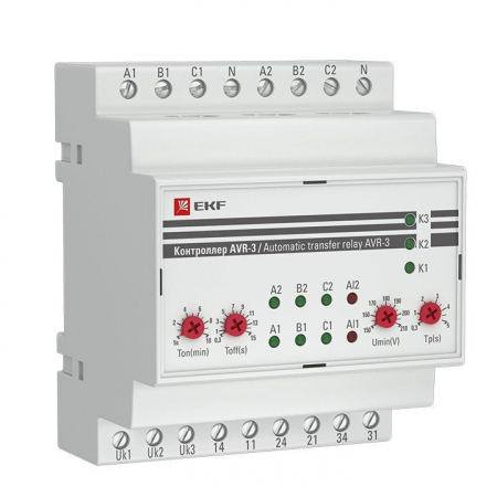 rel-avr-3 Контроллер АВР на 2 ввода с секционированием AVR-3 PROxima EKF 