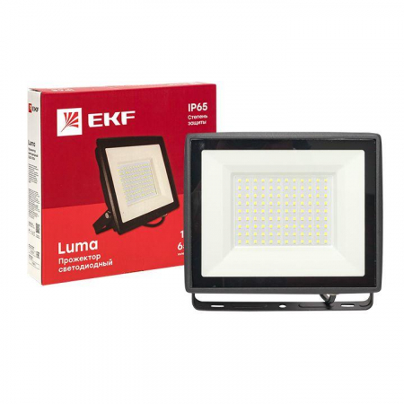 FLL-3006-100-6500 Прожектор светодиодный СДО-3006 100Вт 6500К IP65 Basic EKF 